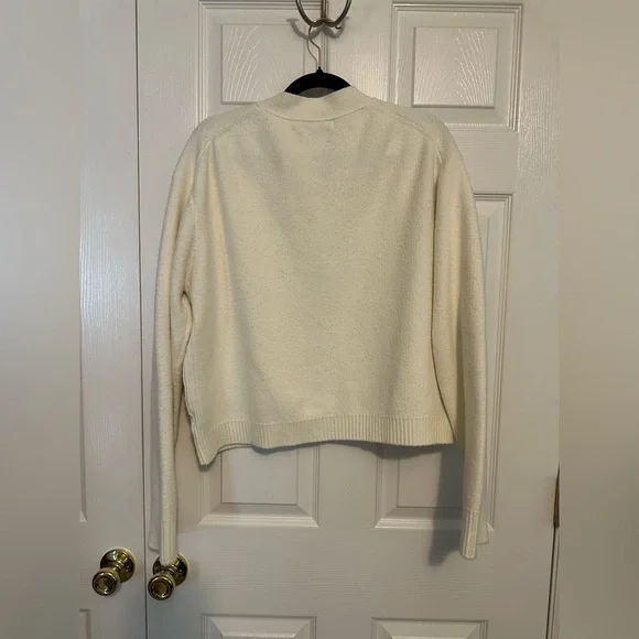 Thakoon Collective Women's Cream Cardigan Sweater - Picture 4 of 4